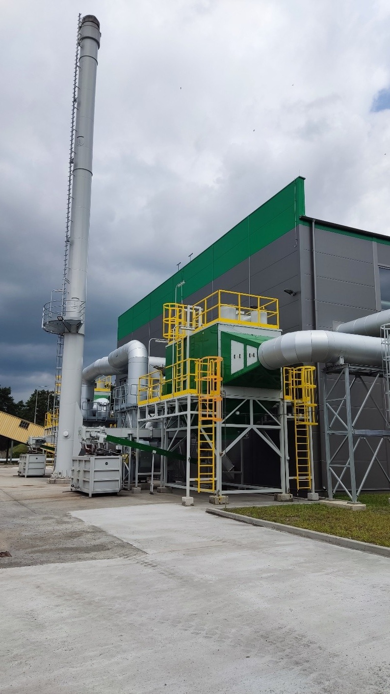 Kotłownia biomasowa na terenie ZEC przy ul. Głowaczowskiej w Kozienicach