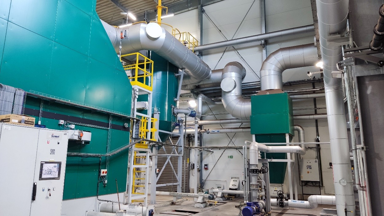 Kotłownia biomasowa na terenie ZEC przy ul. Głowaczowskiej w Kozienicach